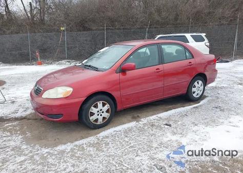 2005 Toyota Corolla Le из США, поврежденный, VIN 2T1BR32E75C550060
